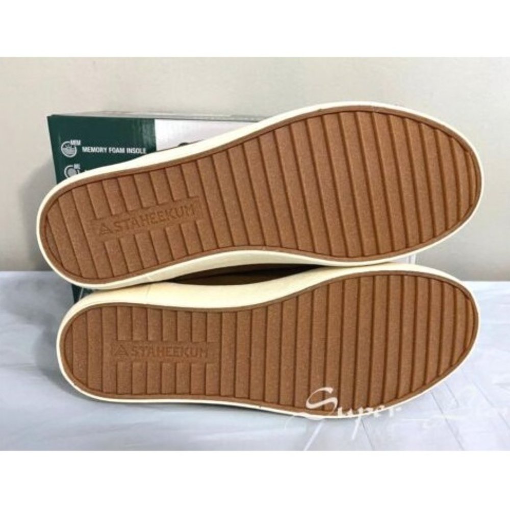 Staheekum Men's Memory Foam Mesh Lining Chelsea Shoes BROWN - Picture 8 of 8